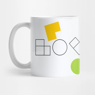 love color art block Mug